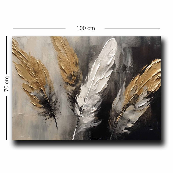 Wallity 70100GSC-004 Cuadro Decorativo sobre Lienzo Multicolor 70x100 cm